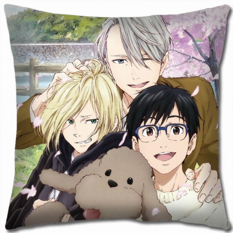 Yuri !!! on Ice Double-sided full color Pillow Cushion 45X45CM Y15-104 NO FILLING