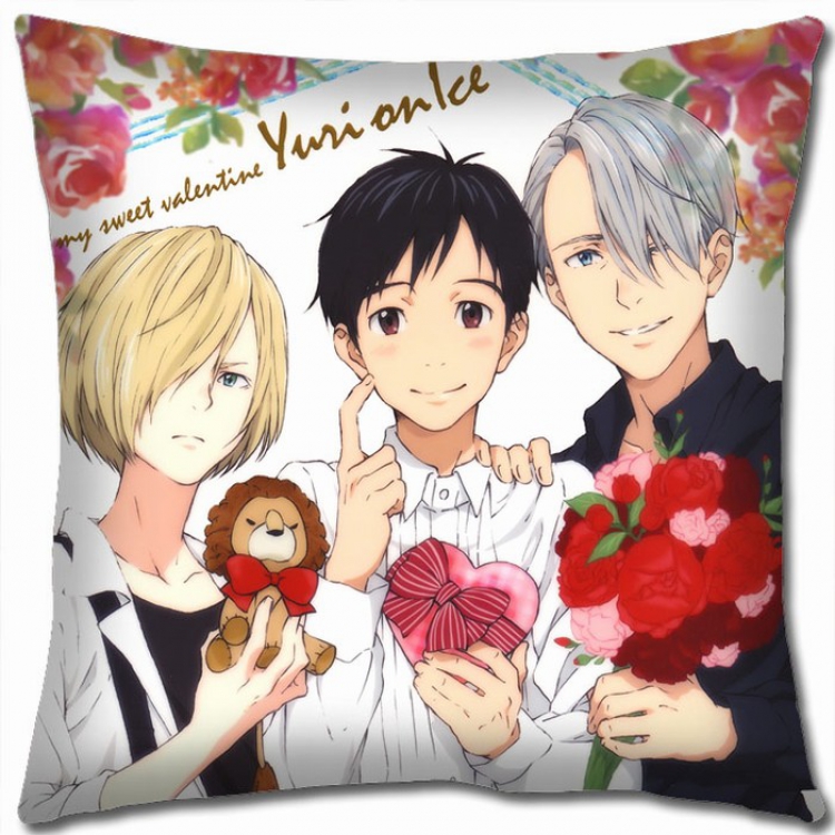 Yuri !!! on Ice Double-sided full color Pillow Cushion 45X45CM Y15-108 NO FILLING