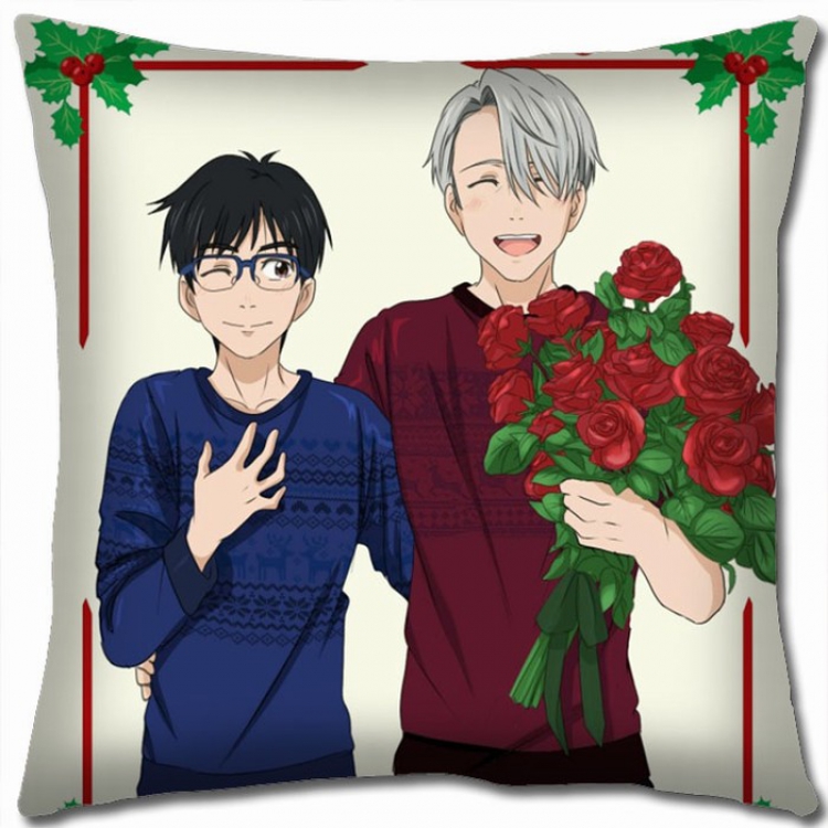 Yuri !!! on Ice Double-sided full color Pillow Cushion 45X45CM Y15-105 NO FILLING