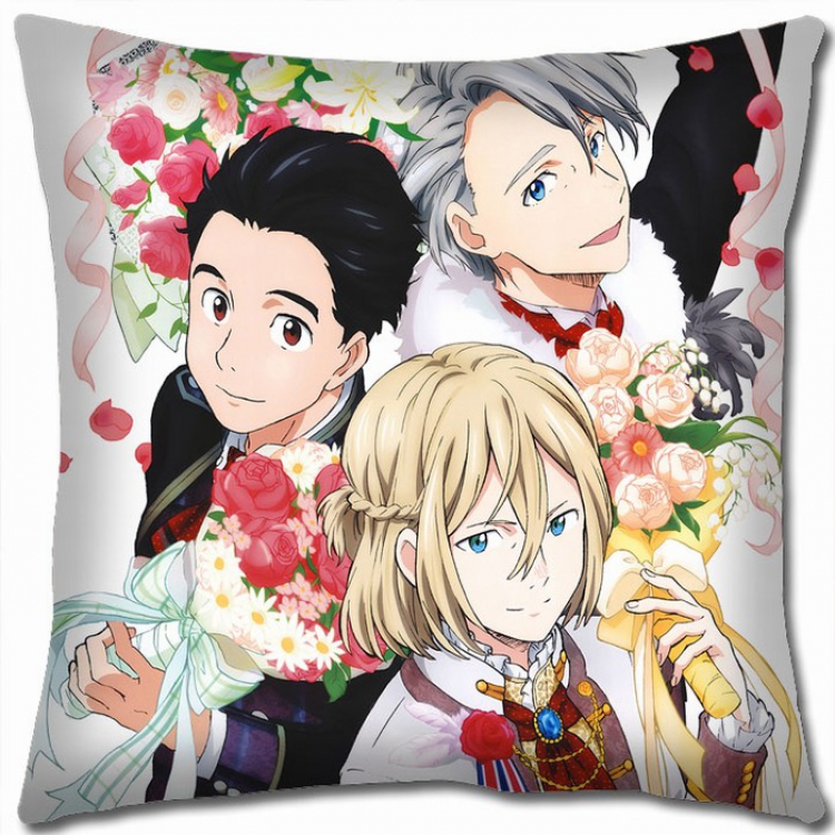 Yuri !!! on Ice Double-sided full color Pillow Cushion 45X45CM Y15-109 NO FILLING