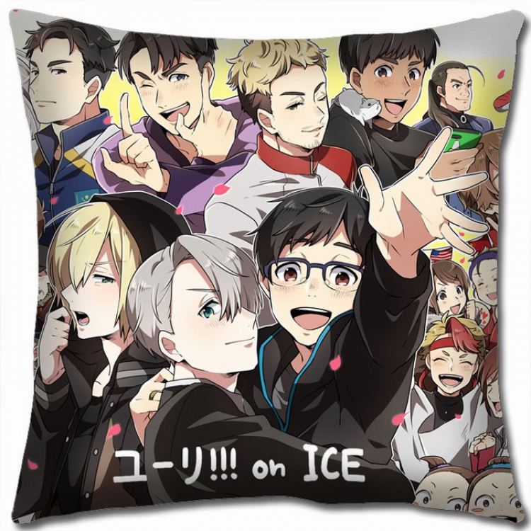 Yuri !!! on Ice Double-sided full color Pillow Cushion 45X45CM Y15-114 NO FILLING