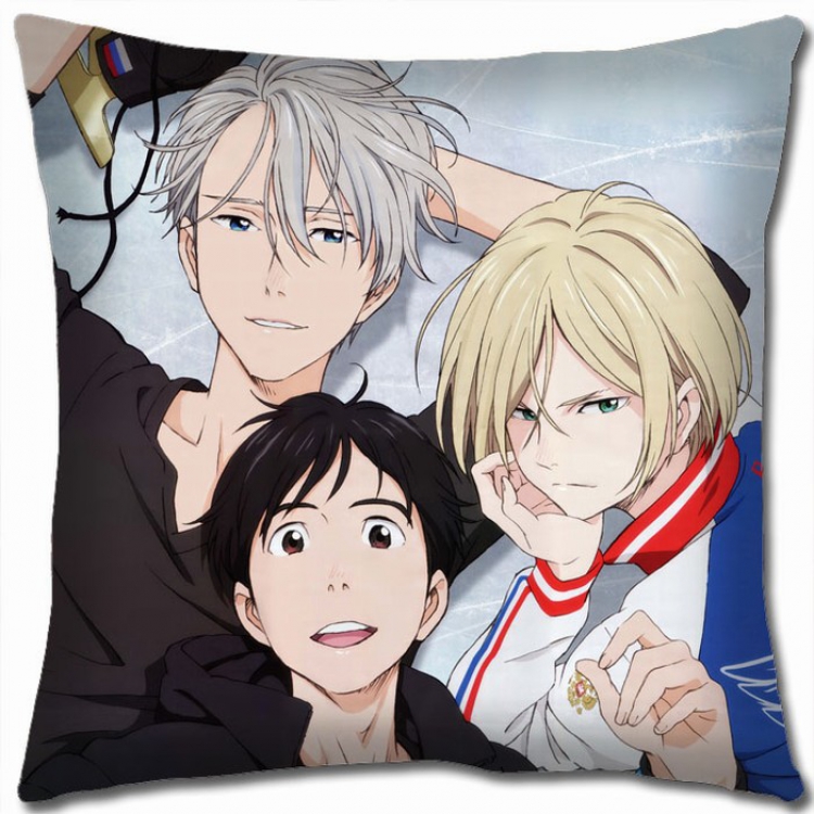 Yuri !!! on Ice Double-sided full color Pillow Cushion 45X45CM Y15-13 NO FILLING