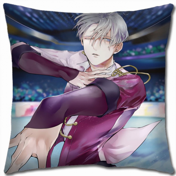 Yuri !!! on Ice Double-sided full color Pillow Cushion 45X45CM Y15-18 NO FILLING