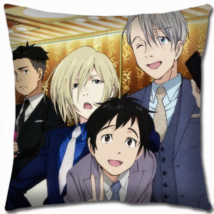 Yuri !!! on Ice Double-sided full color Pillow Cushion 45X45CM Y15-2 NO FILLING