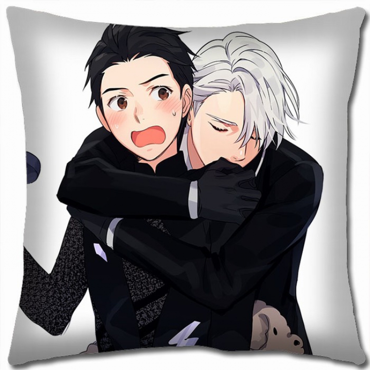 Yuri !!! on Ice Double-sided full color Pillow Cushion 45X45CM Y15-34a NO FILLING