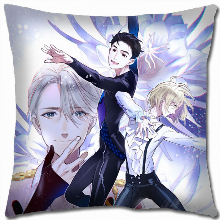 Yuri !!! on Ice Double-sided full color Pillow Cushion 45X45CM Y15-36 NO FILLING