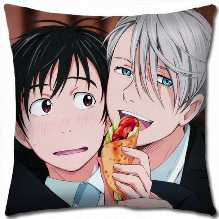 Yuri !!! on Ice Double-sided full color Pillow Cushion 45X45CM Y15-4 NO FILLING
