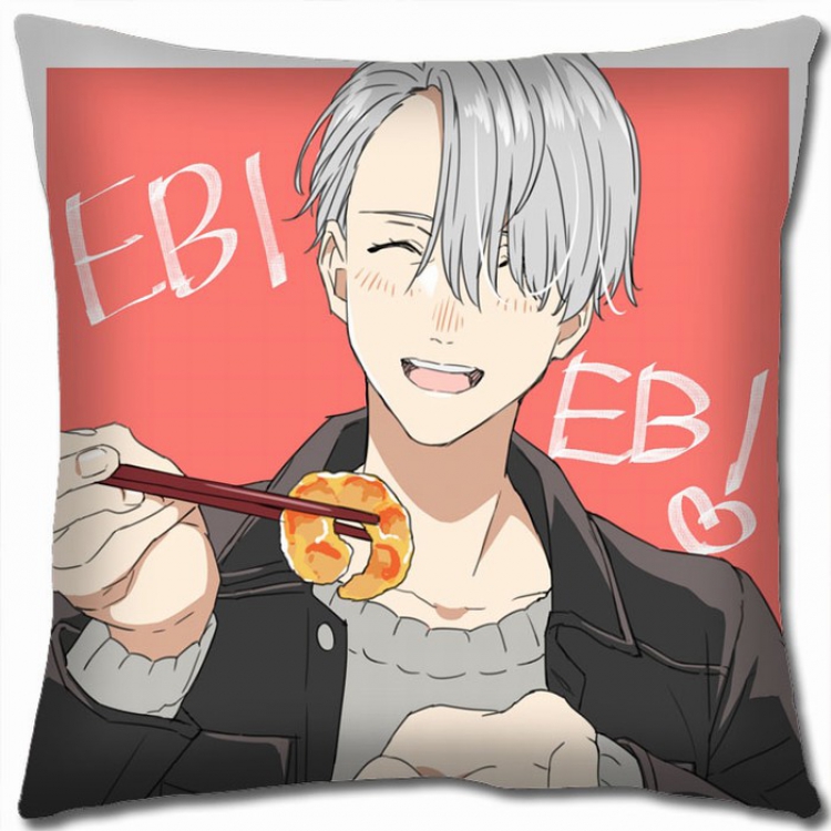 Yuri !!! on Ice Double-sided full color Pillow Cushion 45X45CM Y15-40 NO FILLING