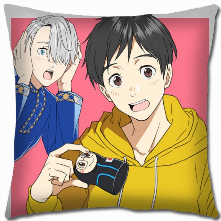 Yuri !!! on Ice Double-sided full color Pillow Cushion 45X45CM Y15-43 NO FILLING