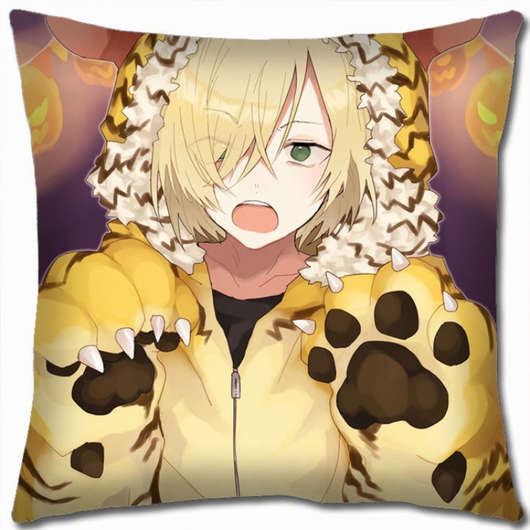 Yuri !!! on Ice Double-sided full color Pillow Cushion 45X45CM Y15-44 NO FILLING