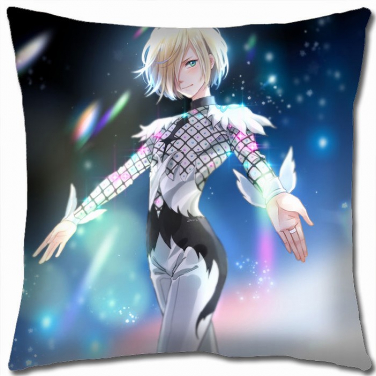 Yuri !!! on Ice Double-sided full color Pillow Cushion 45X45CM Y15-45 NO FILLING