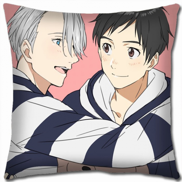 Yuri !!! on Ice Double-sided full color Pillow Cushion 45X45CM Y15-48 NO FILLING