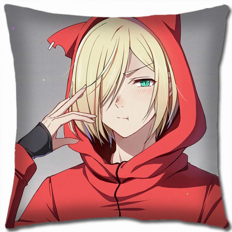 Yuri !!! on Ice Double-sided full color Pillow Cushion 45X45CM Y15-51 NO FILLING