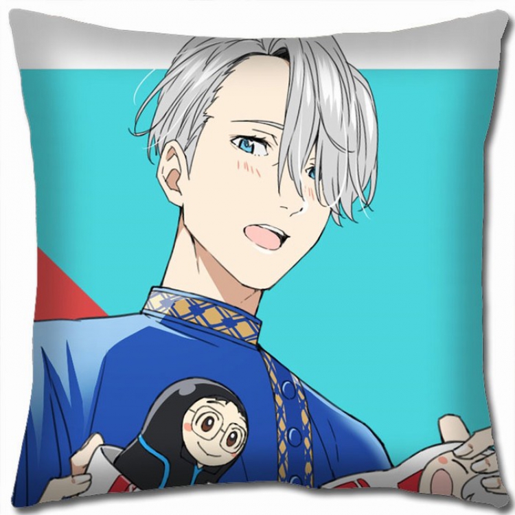 Yuri !!! on Ice Double-sided full color Pillow Cushion 45X45CM Y15-56 NO FILLING