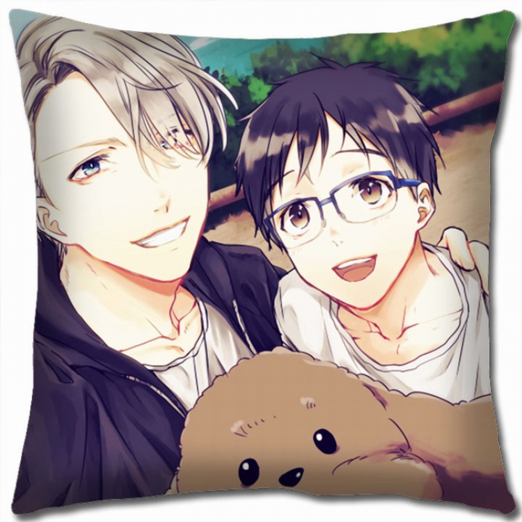 Yuri !!! on Ice Double-sided full color Pillow Cushion 45X45CM Y15-60 NO FILLING