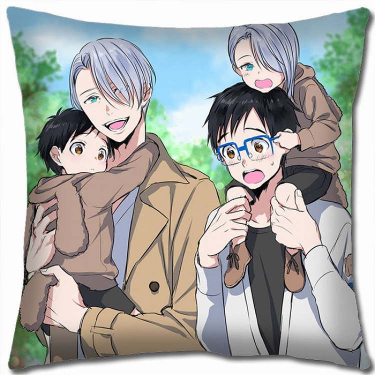 Yuri !!! on Ice Double-sided full color Pillow Cushion 45X45CM Y15-65 NO FILLING