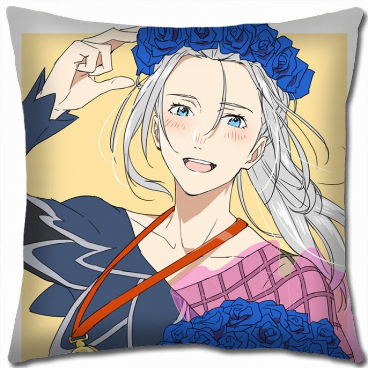 Yuri !!! on Ice Double-sided full color Pillow Cushion 45X45CM Y15-69 NO FILLING