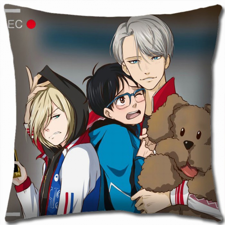 Yuri !!! on Ice Double-sided full color Pillow Cushion 45X45CM Y15-66 NO FILLING