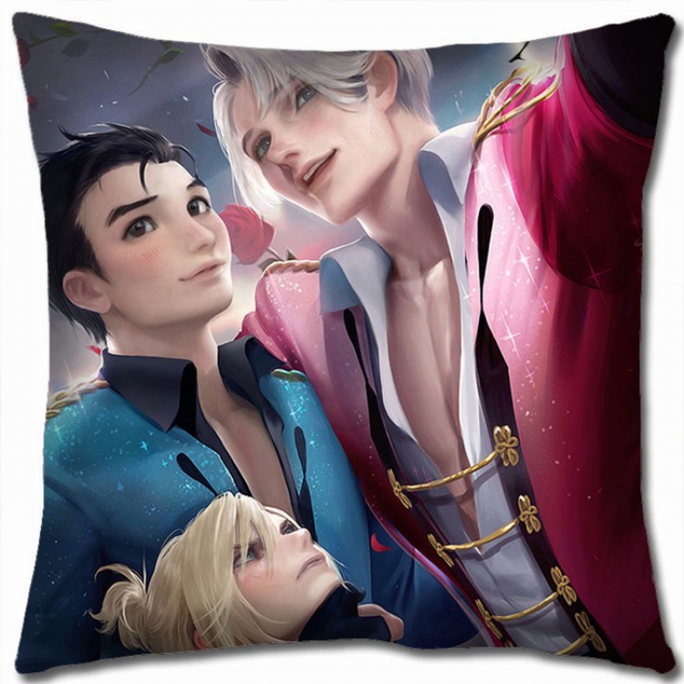Yuri !!! on Ice Double-sided full color Pillow Cushion 45X45CM Y15-70 NO FILLING
