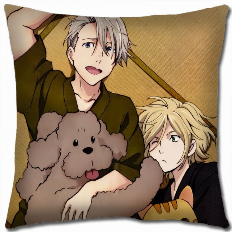 Yuri !!! on Ice Double-sided full color Pillow Cushion 45X45CM Y15-7 NO FILLING