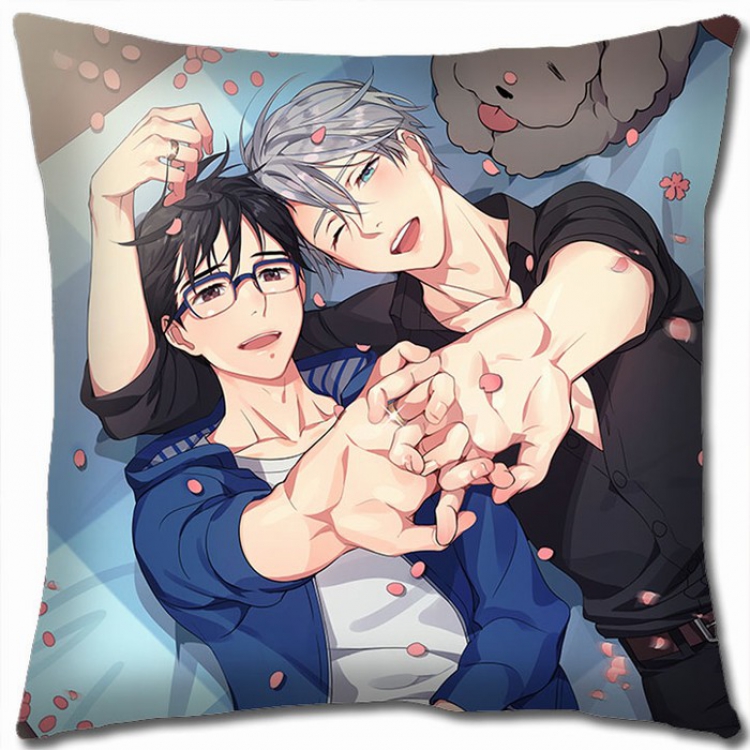 Yuri !!! on Ice Double-sided full color Pillow Cushion 45X45CM Y15-71 NO FILLING