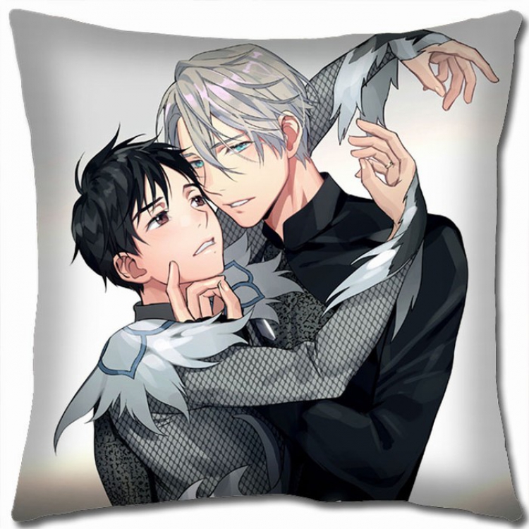 Yuri !!! on Ice Double-sided full color Pillow Cushion 45X45CM Y15-85 NO FILLING