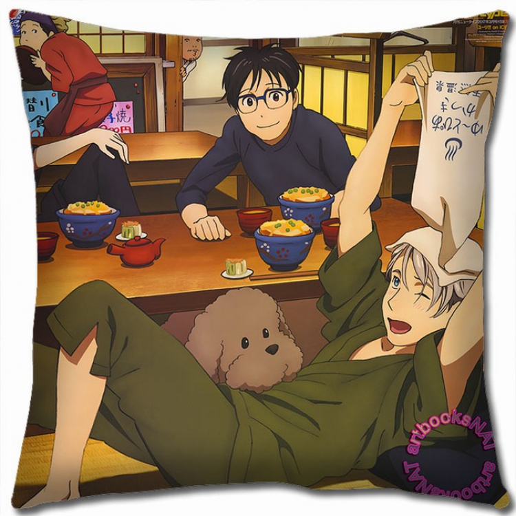 Yuri !!! on Ice Double-sided full color Pillow Cushion 45X45CM Y15-96 NO FILLING