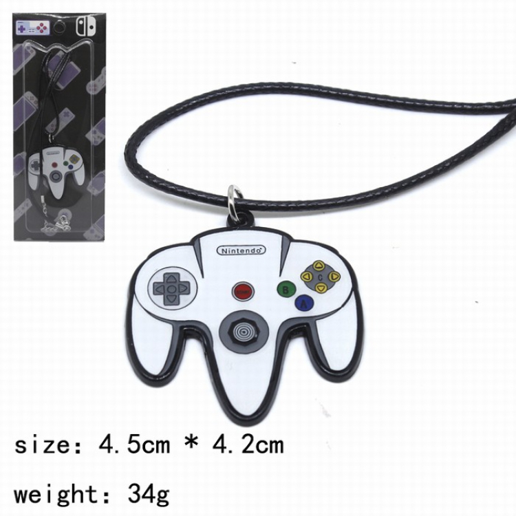 Nintendo Wax Necklace Pendant 4.5X4.2CM 34G