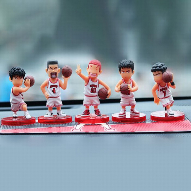 Slam Dunk a set of 5 White Bagged Figure Decoration