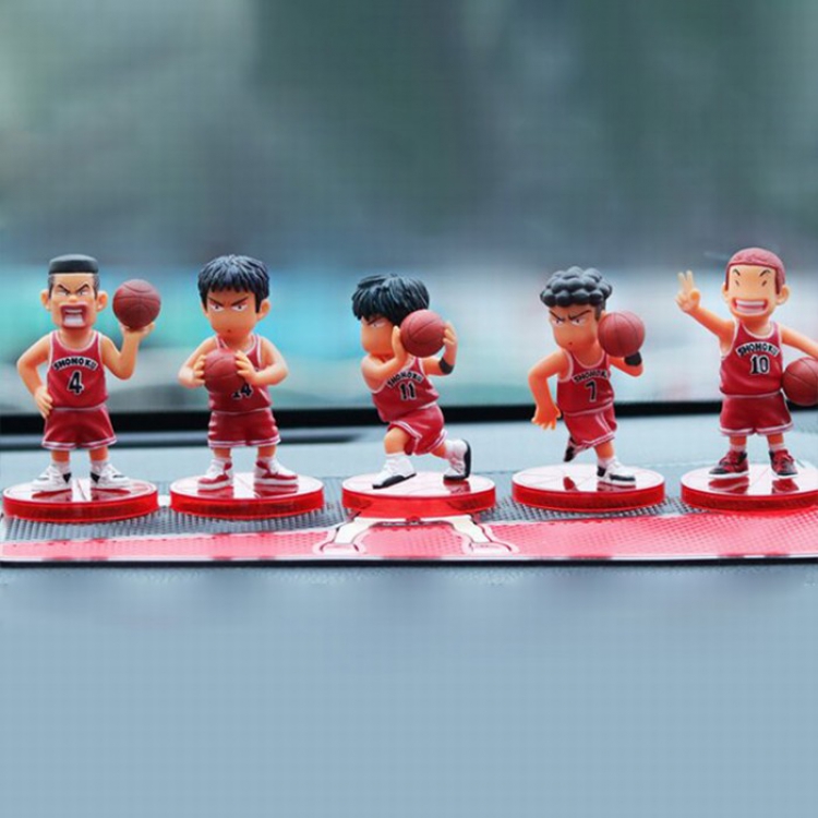 Slam Dunk a set of 5 Red Bagged Figure Decoration