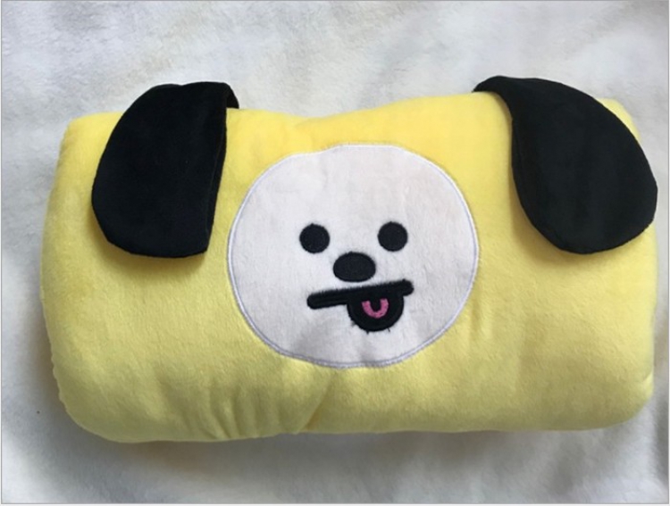 BTS BT21 Plush doll Nap pillow Hand warmers 30X20CM 200G price for 3 pcs Style F