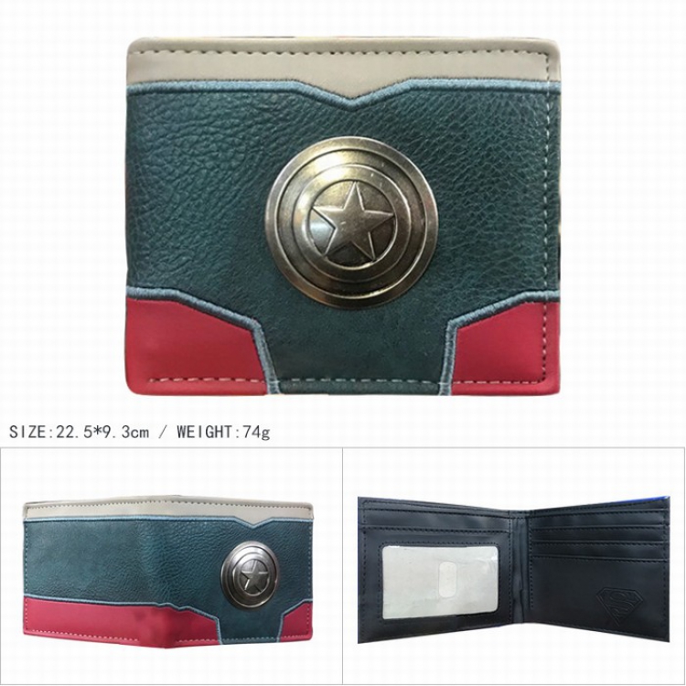 Captain America Sign PU Wallet Purse