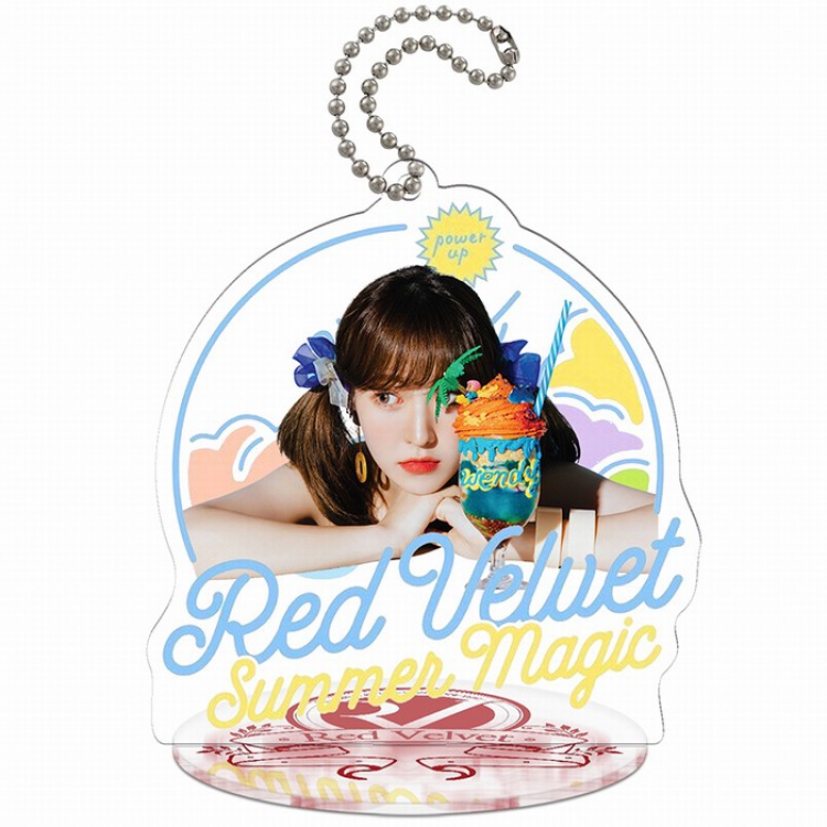Red Velvet Small Standing Plates Acrylic keychain pendant 9-10CM Style D