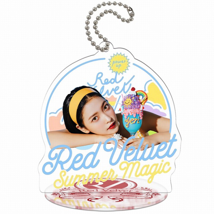 Red Velvet Small Standing Plates Acrylic keychain pendant 9-10CM Style A
