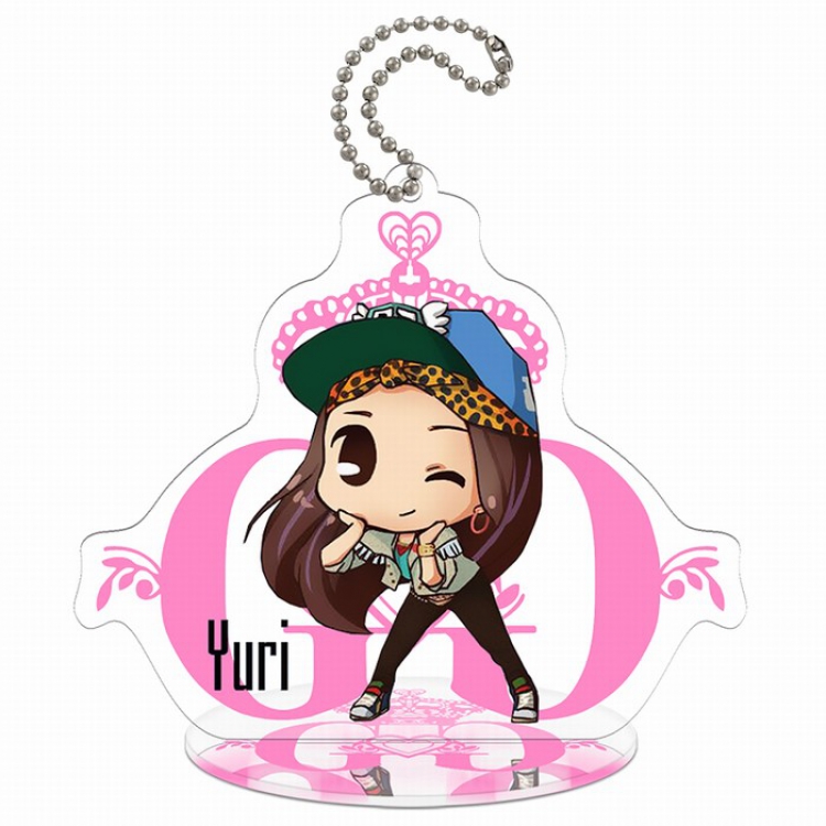 Girls Generation Q version Small Standing Plates Acrylic keychain pendant 9-10CM Style E