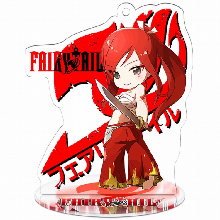 Fairy tail Q version Small Standing Plates Acrylic keychain pendant 9-10CM Style B