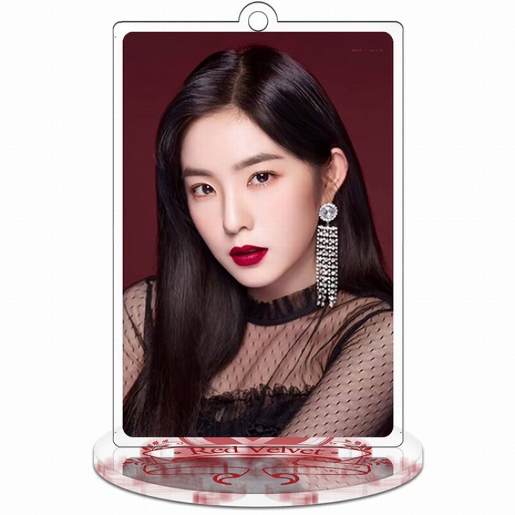 Red Velvet Rectangular Small Standing Plates Acrylic keychain pendant 9-10CM Style C