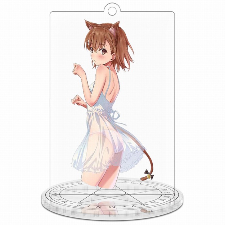 Magical banned book Rectangular Small Standing Plates Acrylic keychain pendant 9-10CM Style A