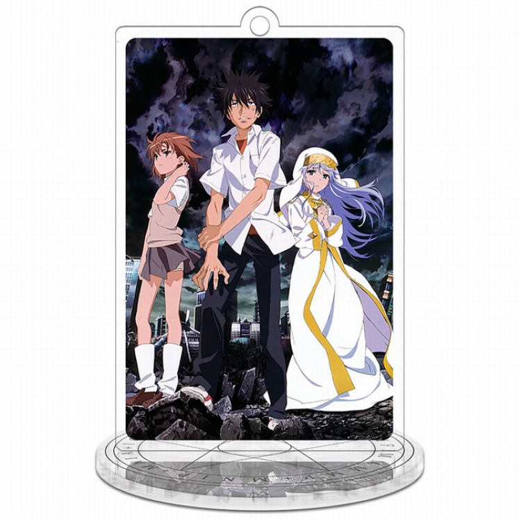 Magical banned book Rectangular Small Standing Plates Acrylic keychain pendant 9-10CM Style C