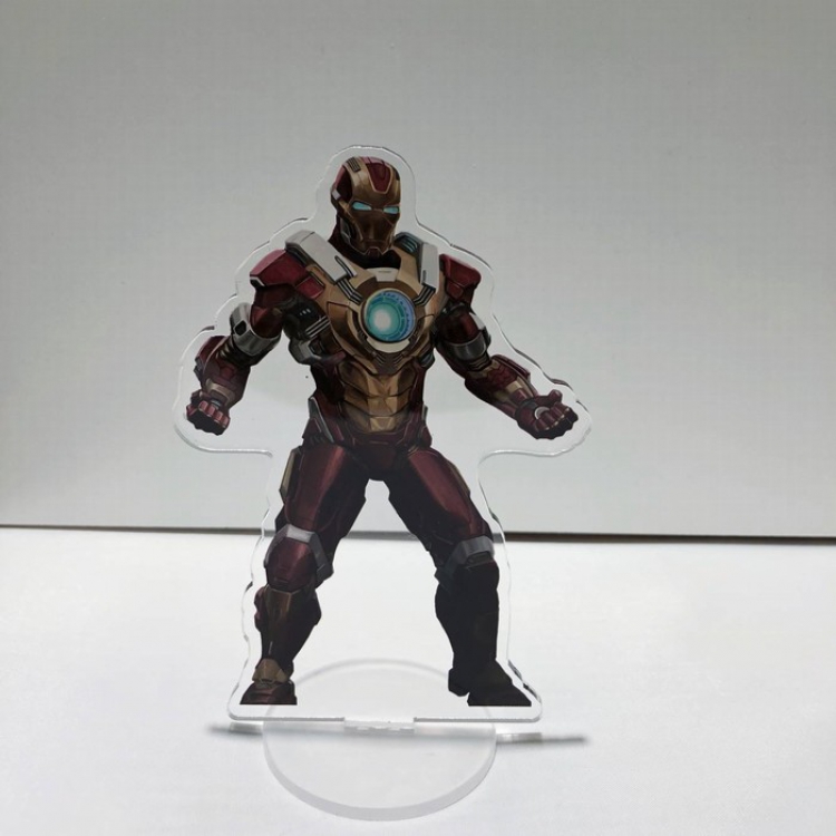 The avengers allianc iron Man Acrylic Standing Plates 12CM Style D