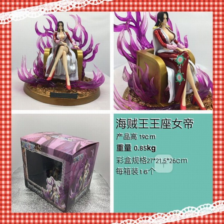 One Piece Zero Boa Hancock Boxed Figure Decoration 19CM 0.85KG a box of 16