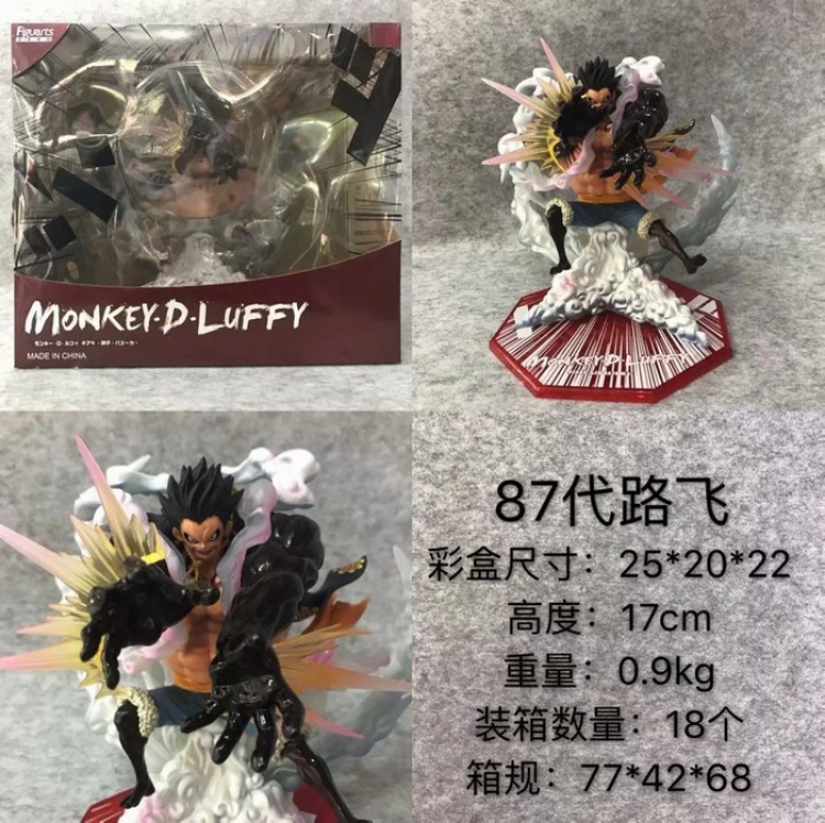 One Piece 87 Luffy Boxed Figure Decoration 17CM a box of 18