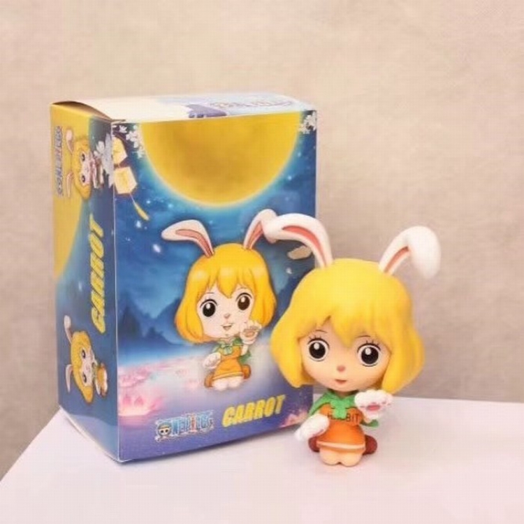 One Piece GK Orange Carrot Boxed Figure Decoration 13CM 260G a box of 120 12X9X18CM