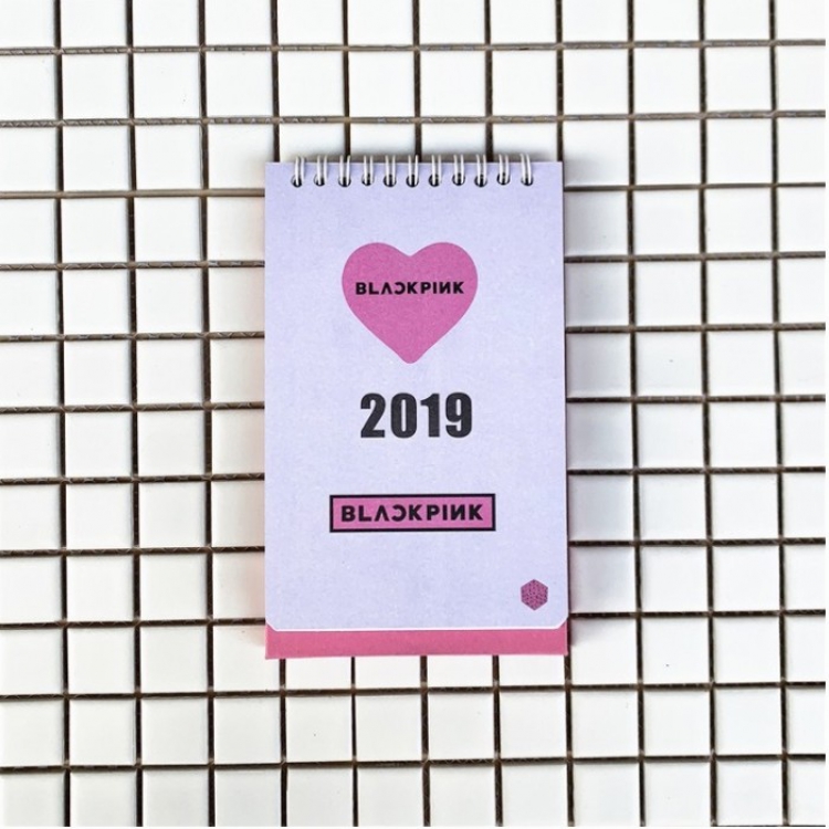 2019BLACKPINK Calendar Annual calendar OPP bag 14 double-sided printing 11X18.5CM 120G