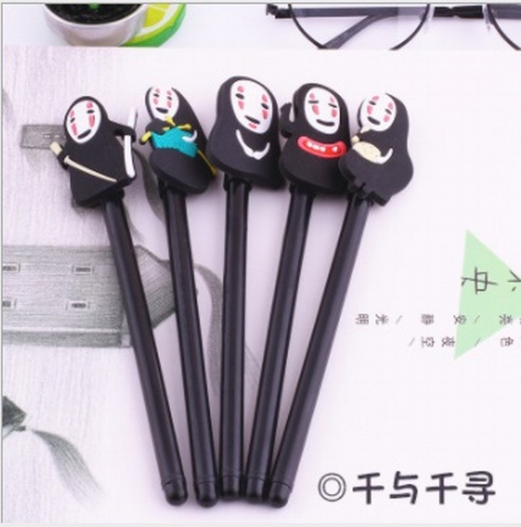 Spirited Away Cute cartoon black gel pen 0.5MM price for 50 pcs