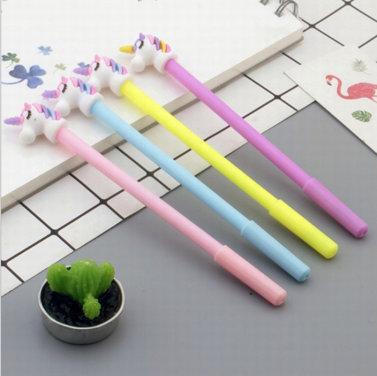 Unicorn Cute cartoon black gel pen 0.5MM price for 50 pcs