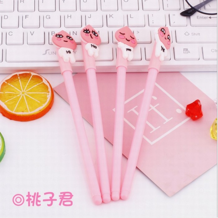 Cute cartoon black gel pen 0.5MM price for 50 pcs Style I