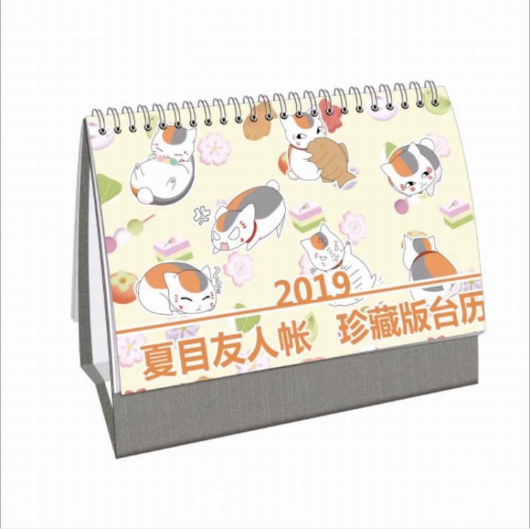 Natsume_Yuujintyou Anime around 2019 Collector's Edition desk calendar calendar 21X14CM 13 sheets (26 pages)