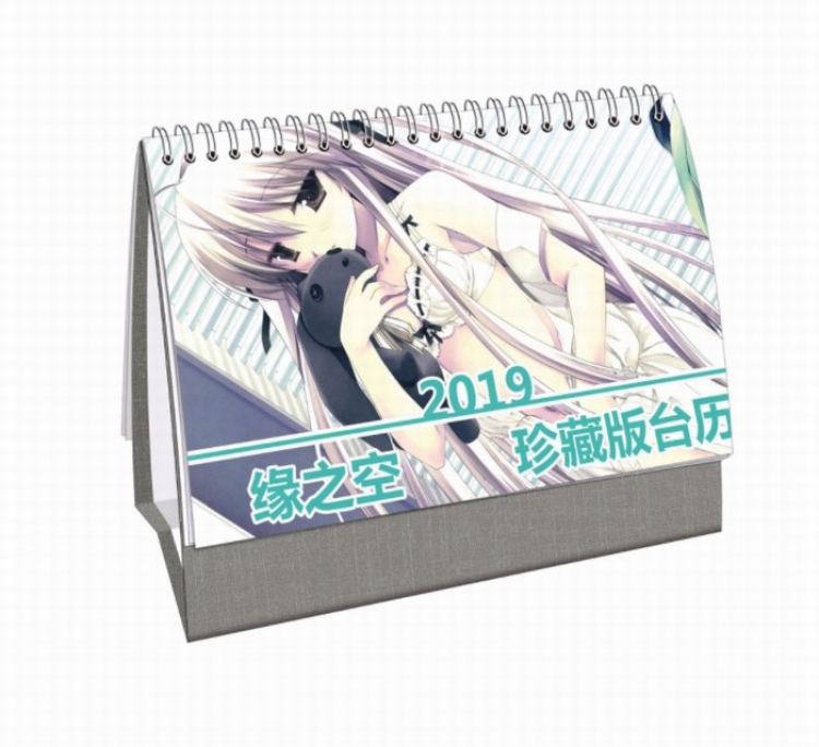 Yosuga no Sora Anime around 2019 Collector's Edition desk calendar calendar 21X14CM 13 sheets (26 pages)