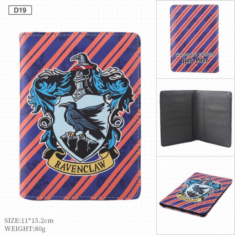 Harry Potter PU leather multi-function travel ticket holder passport protector D19